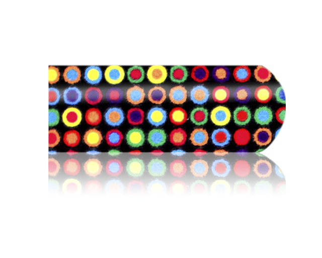 Cesars Nail App 46 Metall Multicolored Dots